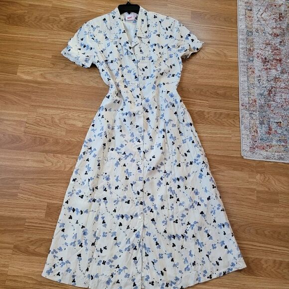 Vintage Mondi Floral Maxi Dress XL - Picture 2 of 8